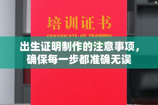 永康出生证明制作的注意事项，确保每一步都准确无误